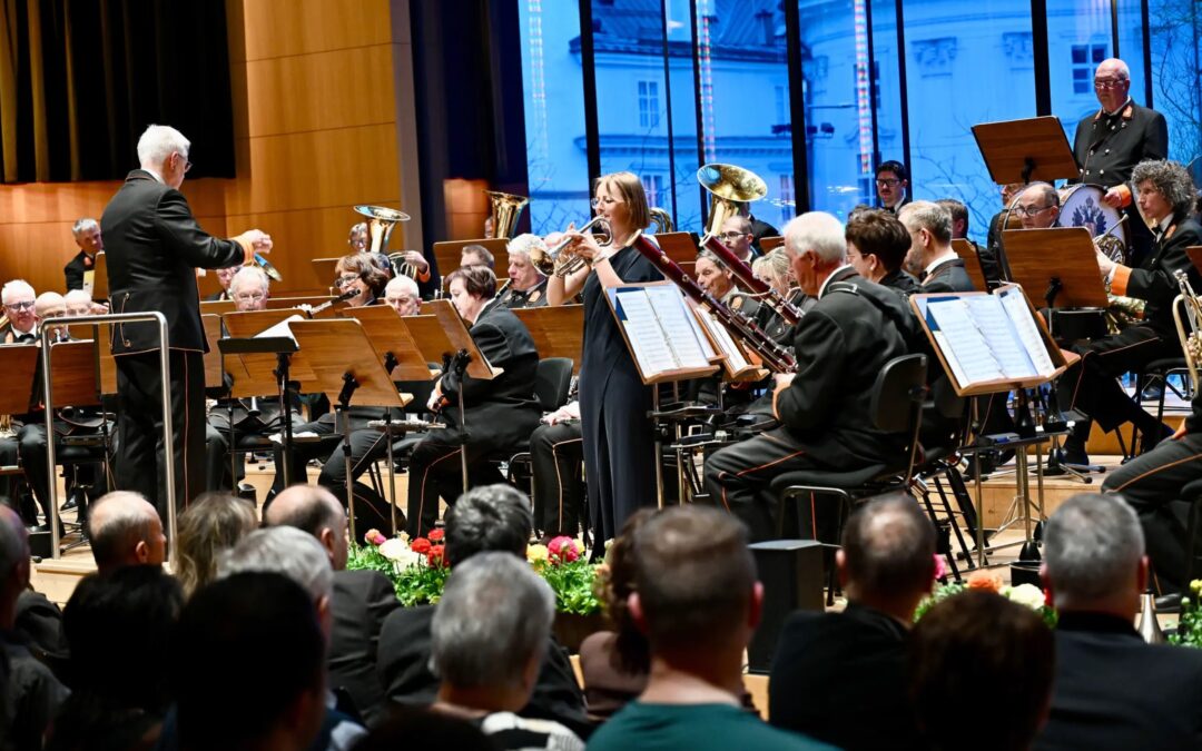 k.u.k. Postmusik Tirol konzertierte wieder „brillant und virtuos“